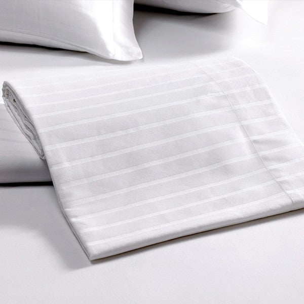 Lenjerie pat Satin 100% bumbac, dungi Scala