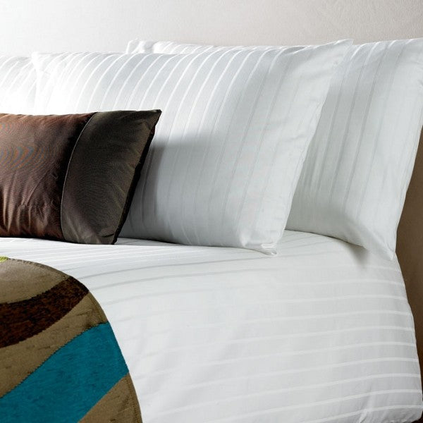 Lenjerie pat Satin 100% bumbac, dungi Scala