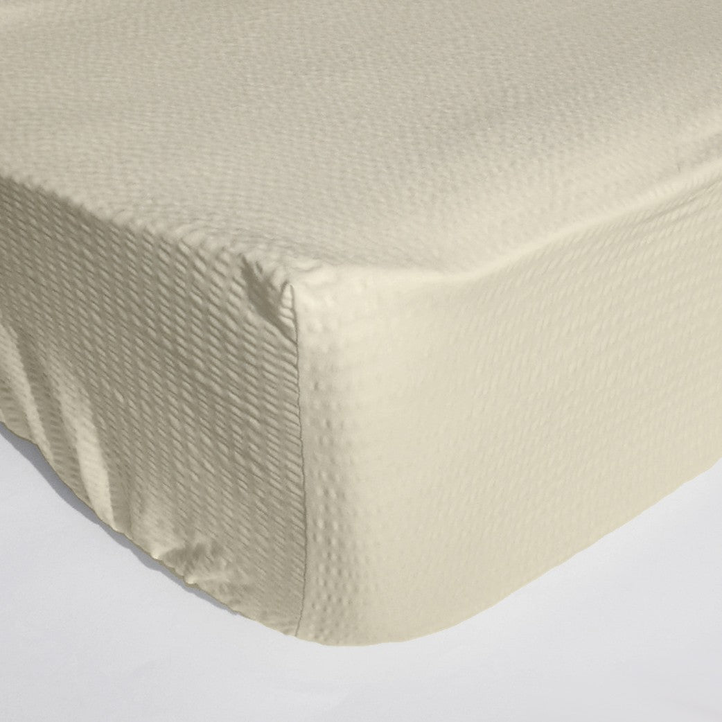 Cearceaf pat cu elastic Crepe Vanilla