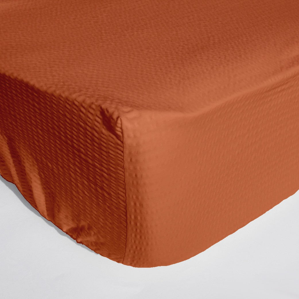 Cearceaf pat cu elastic Crepe Pumpkin
