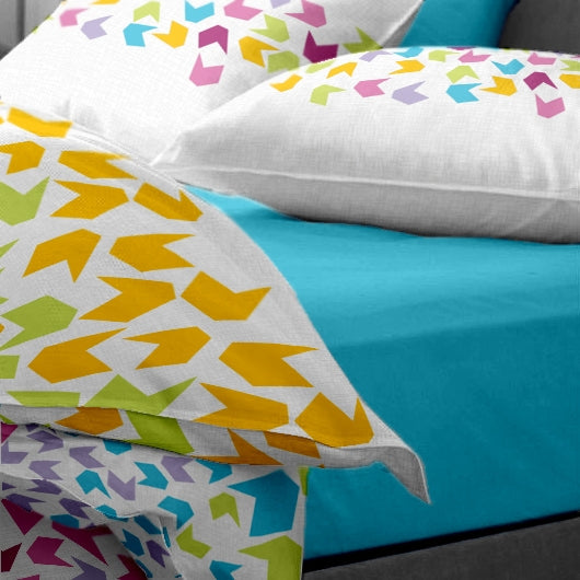 Lenjerie pat Renforce desen Loving Matisse v.1-Aquarius