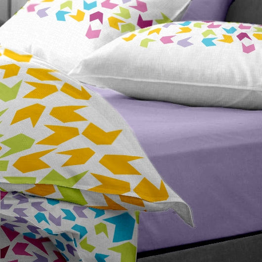 Lenjerie pat Renforce desen Loving Matisse v.1-Lila