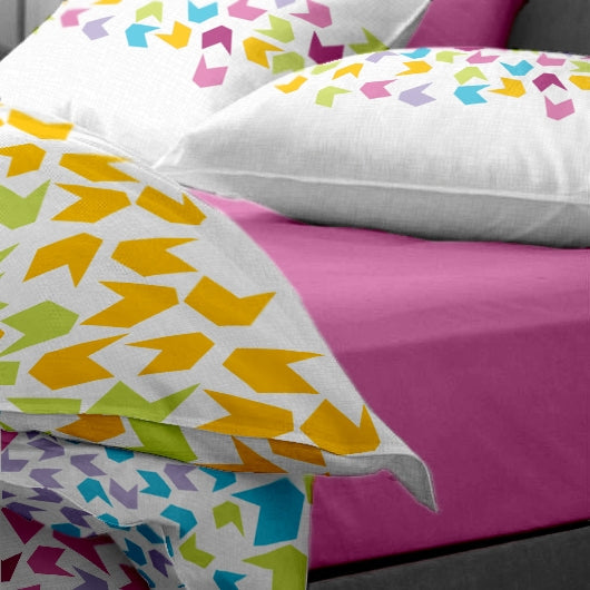 Lenjerie pat Renforce desen Loving Matisse v.1 Rosebloom