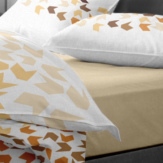 Lenjerie pat Renforce model Loving Matisse v.2+Honey Peach