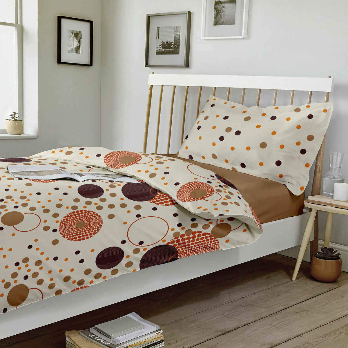 Lenjerie pat Renforce desen Kinetics v.2-Butterum