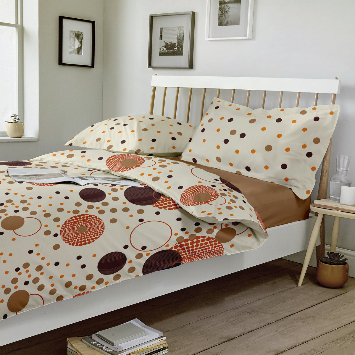 Lenjerie pat Renforce desen Kinetics v.2-Butterum
