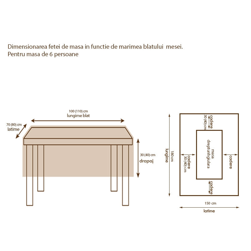 Fata masa model Damasc