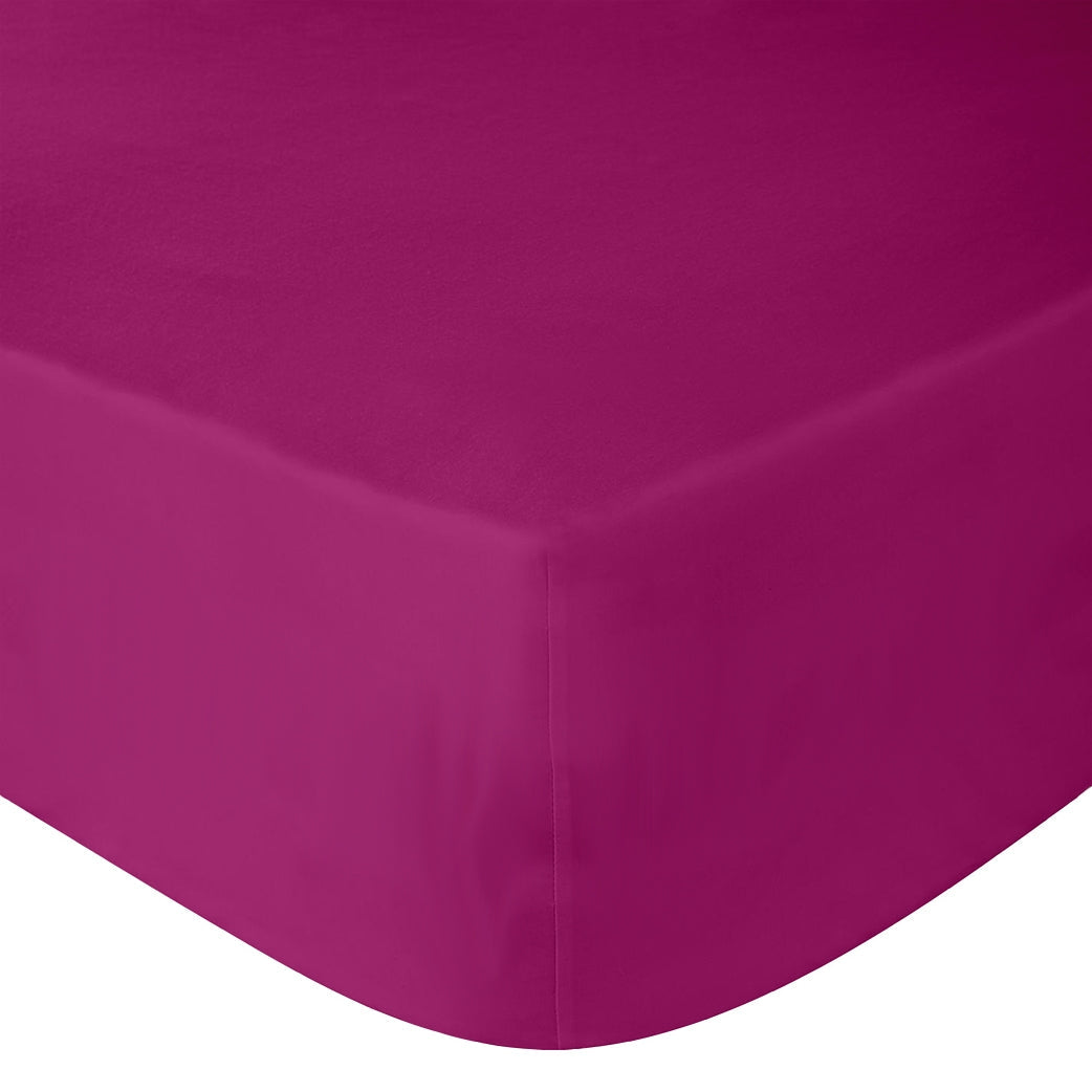 Cearceaf pat cu elastic Renforce Fuchsia Red