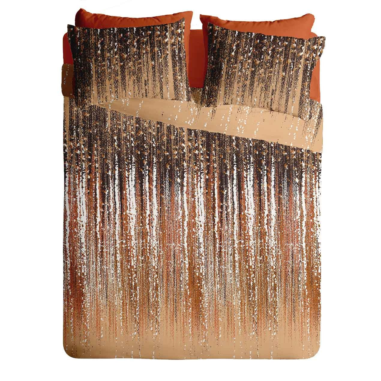 Lenjerie pat Renforce 100% bumbac, desen STARDUST V1, cod RIU