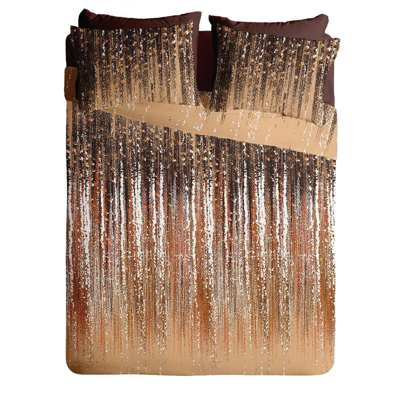 Lenjerie pat Renforce 100% bumbac, desen STARDUST V1, cod RIU