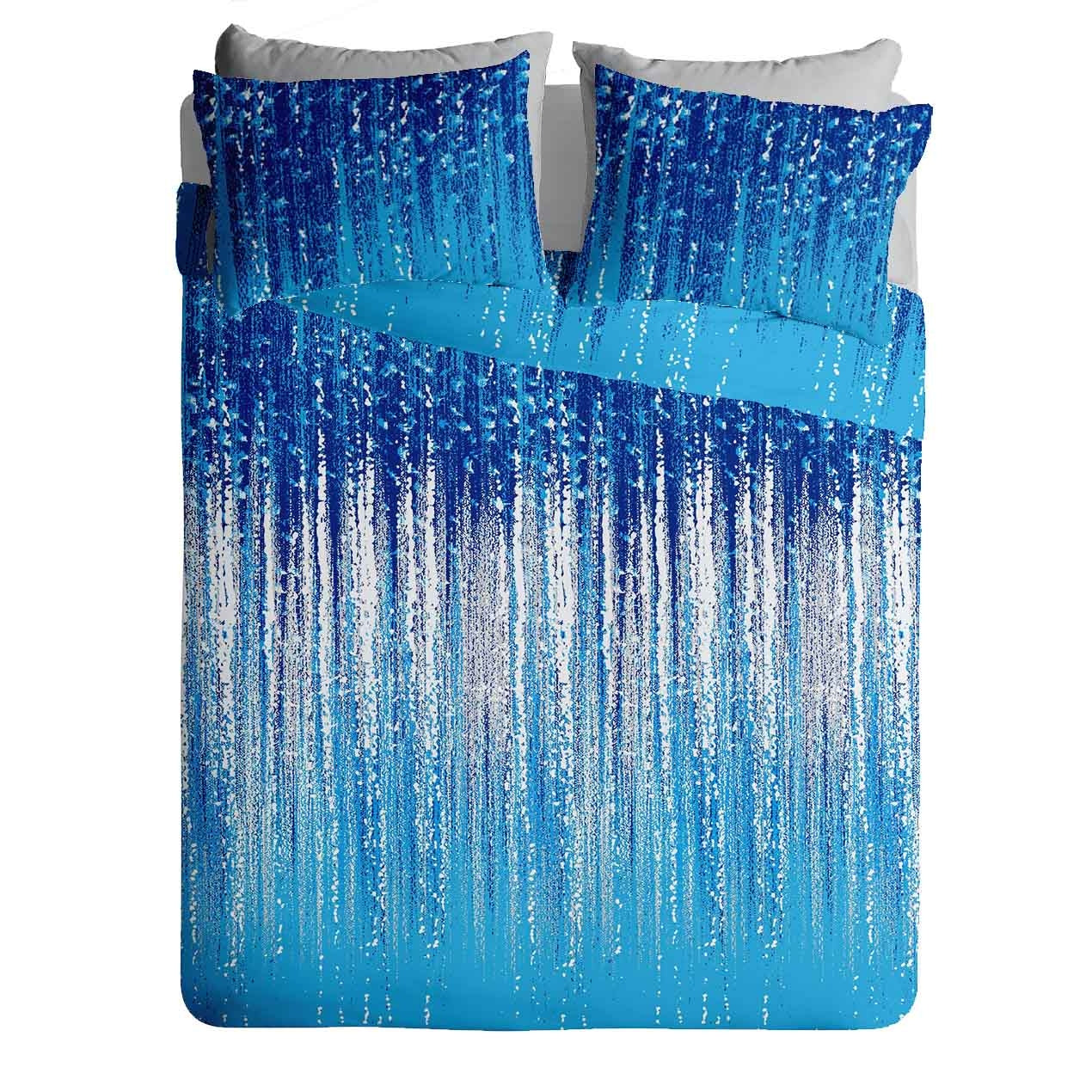 Lenjerie pat Renforce 100% bumbac, desen STARDUST V3, cod RIU