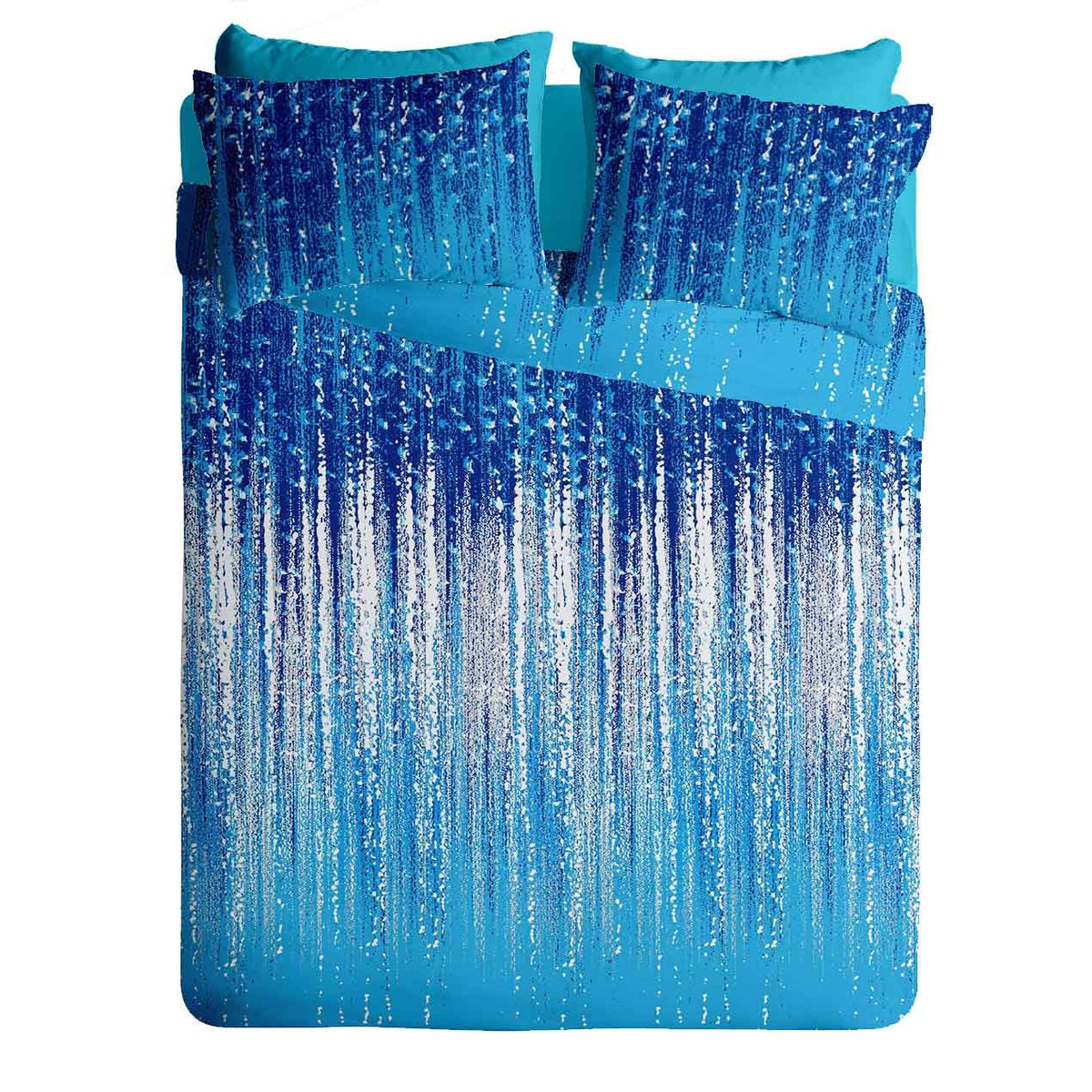 Lenjerie pat Renforce 100% bumbac, desen STARDUST V3, cod RIU