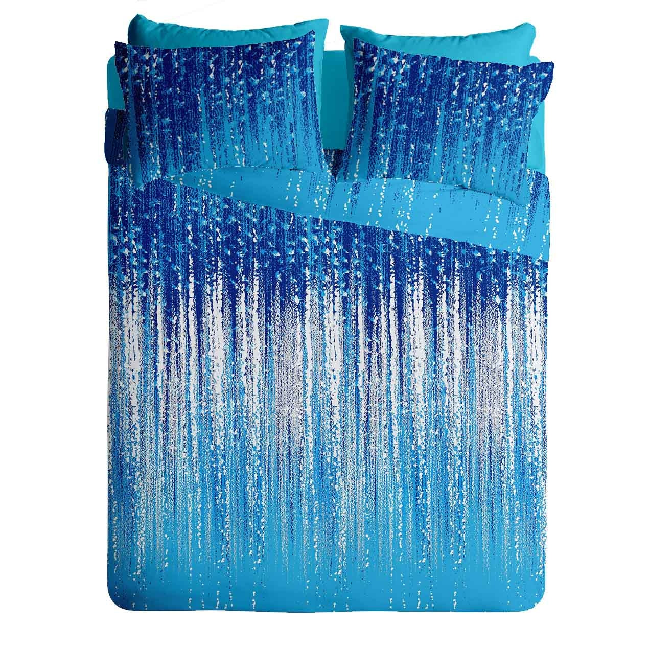Lenjerie pat Renforce 100% bumbac, desen STARDUST V3, cod RIU