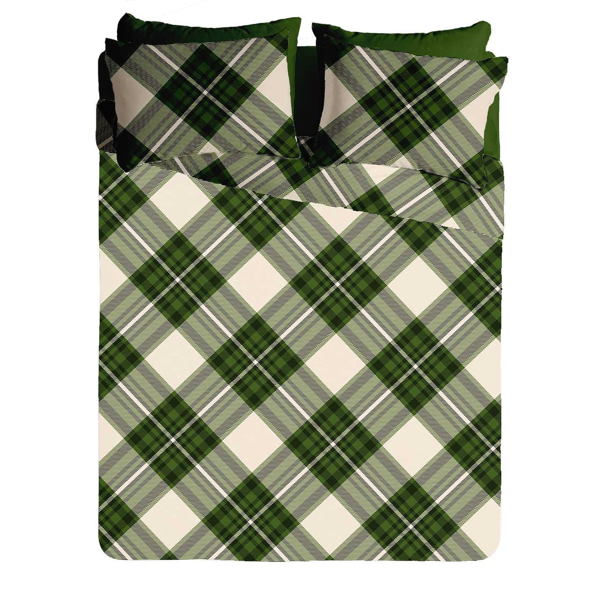 Lenjerie pat Renforce 100% bumbac, desen SCOTTISH V7