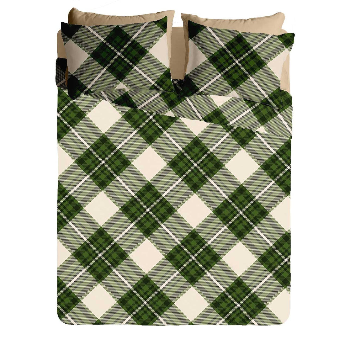 Lenjerie pat Renforce 100% bumbac, desen SCOTTISH V7- cod RIU