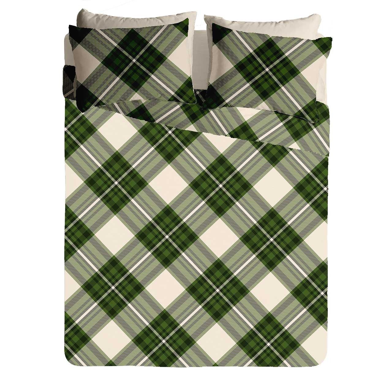 Lenjerie pat Renforce 100% bumbac, desen SCOTTISH V7- cod RIU