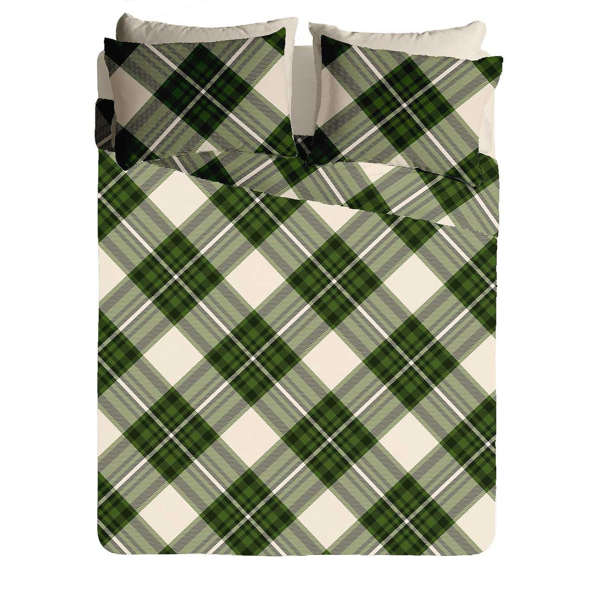Lenjerie pat Renforce 100% bumbac, desen SCOTTISH V7- cod RIU