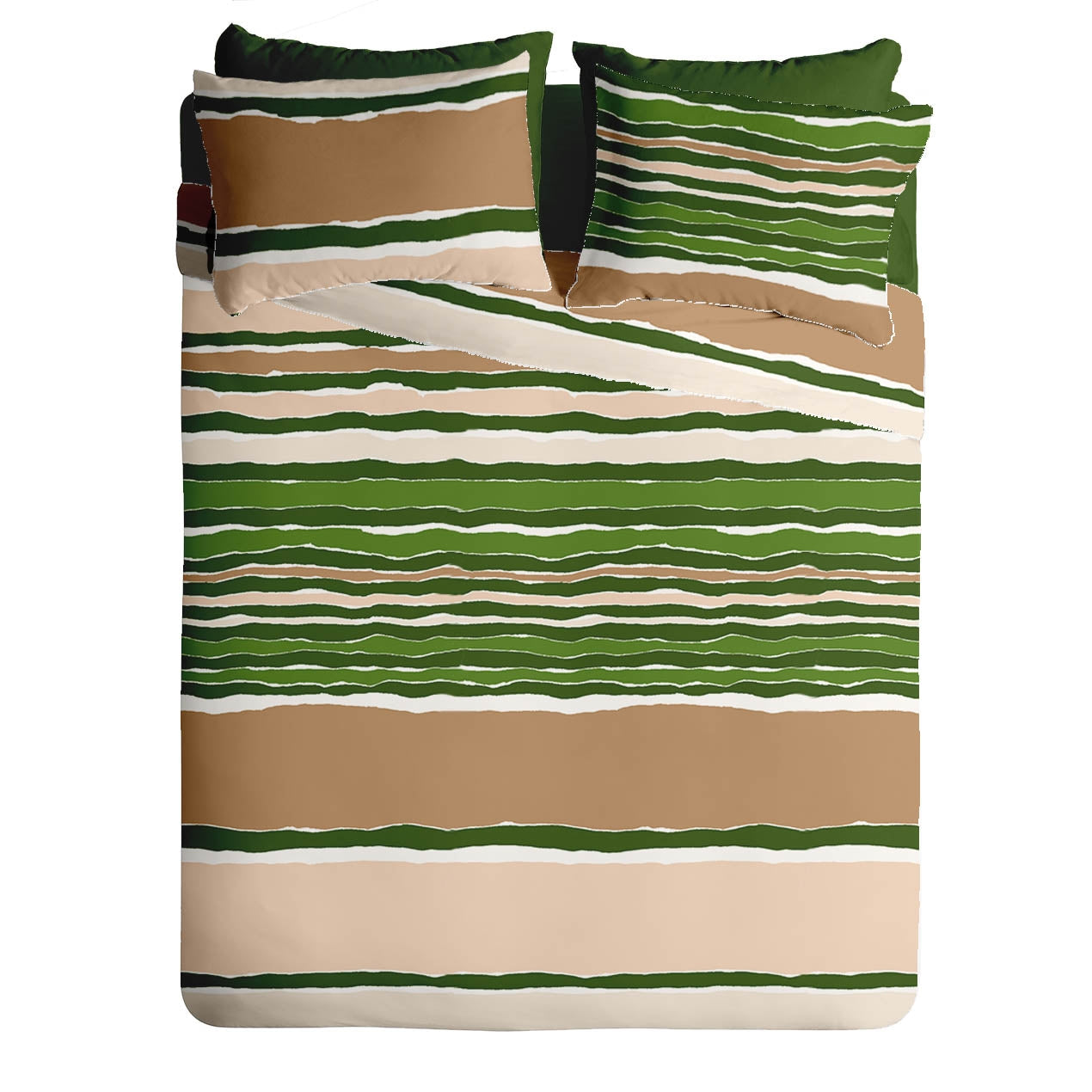Lenjerie pat 100% bumbac Creponat, desen VIBE V1, cod CIU