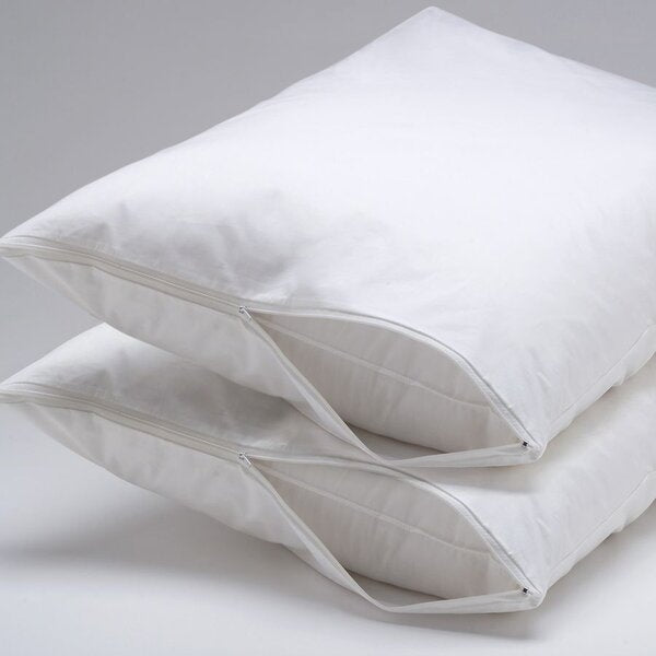 Husa impermeabila perna, Tencel antibacterial alb