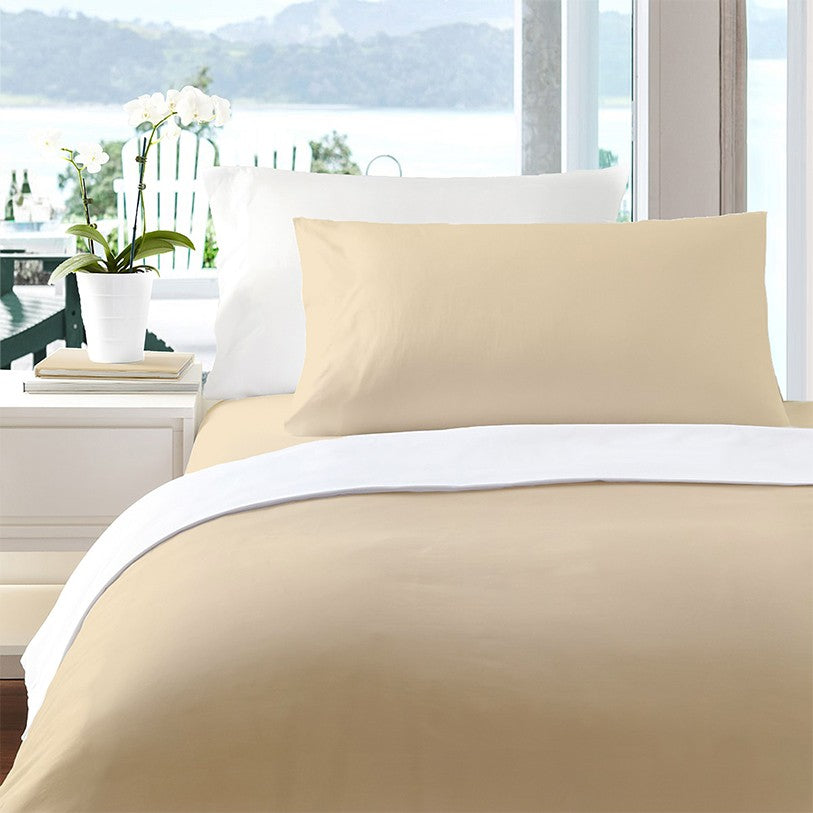 Lenjerie pat RU Honey Peach-White