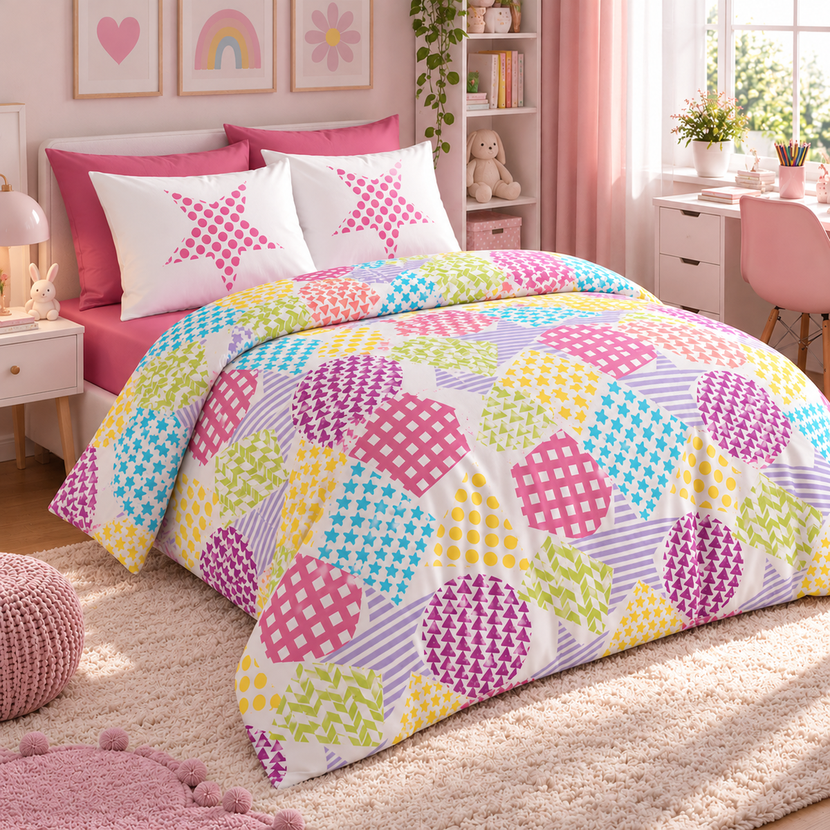 100% cotton Renforce bed linen, PLAYGROUND V1 design
